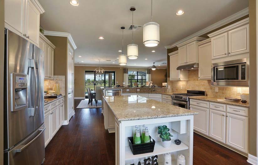 Tangerly Oak Model Home in Camden Square, Fort Myers, by Pulte